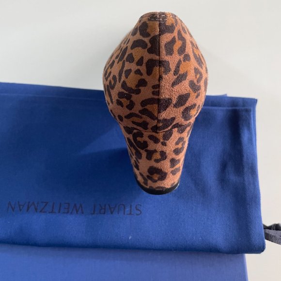 Stuart Weitzman Mary Mid Block Heel Dress Pump - Picture 8 of 12